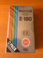 Maxell E-180 VHS Videokassette 2er Pack, ungeöffnet, OVP!