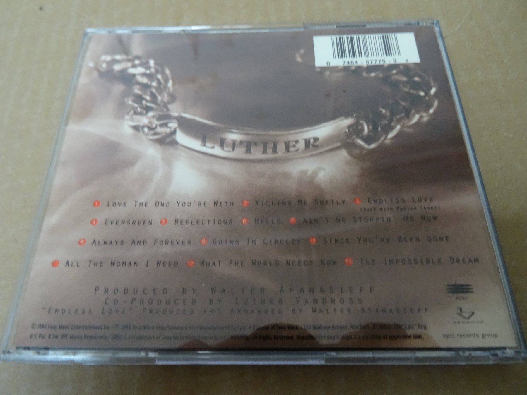 CDs: Luther Vandross - Songs CD – Gebraucht aus Olten von Disc-Ausverkauf 1