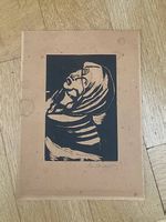 Holzschnitt Rudolf Maeglin, signiert, 17 x 23cm
