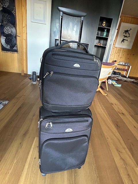 Samsonite Valigie: Samsonite Reisekoffer Duo (schwarz) – Usato da Lenk im Simmental venduto da Kluane