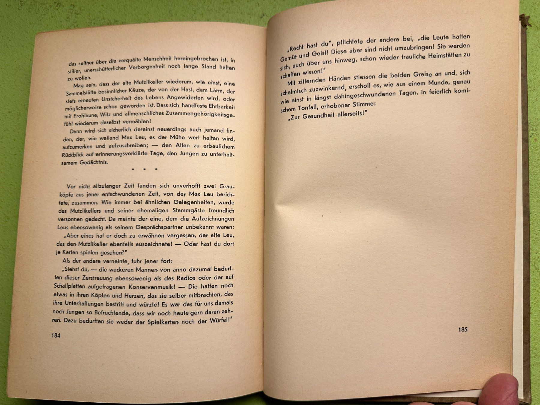Libri: C. A. Loosli: Der Mutzlikeller. 1947 – Usato da Zürich venduto da allp 7