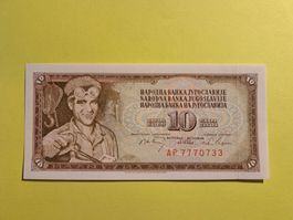JUGOSLAWIEN - 10 Dinara 1968 UNC (AP7770733)