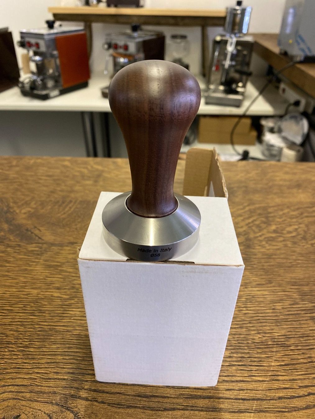 Macchine per caffè & Macchine per espresso: Nussbaumholz Tamper 58mm – Nuovo e nell'imballaggio originale da Oberbüren venduto da Olympia9245 2