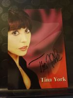 Tina York - handsignierte Autogrammkarte