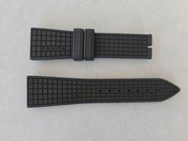 Zenith Uhrenband 23mm schwarz, Breite Dornschliesse 18mm