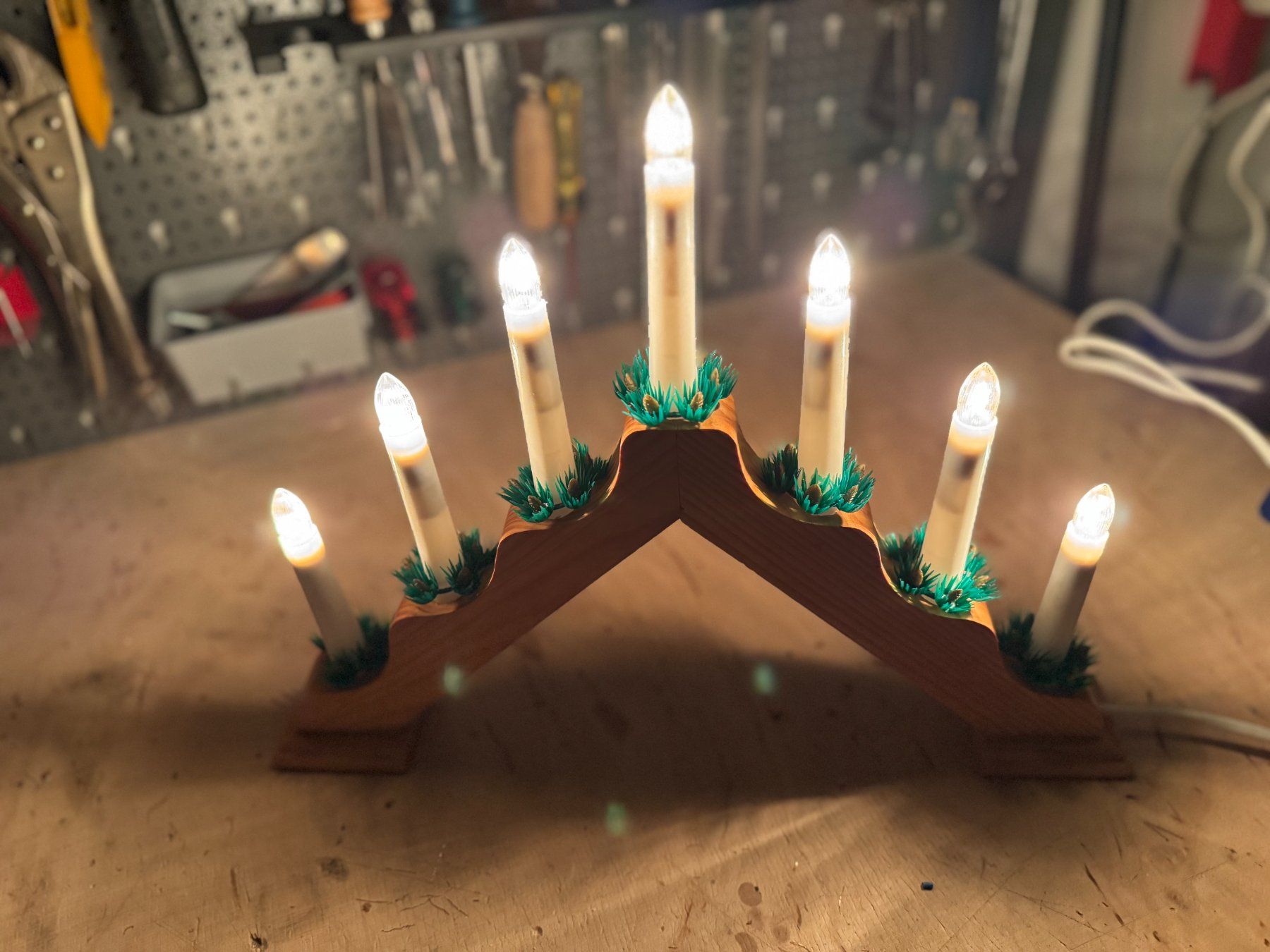 Tutte le decorazioni: Weihnachtsdeko Treppe mit 7 Kerzen – Usato da Flums venduto da Hrroland 2