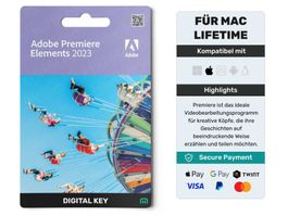 Adobe Premiere Elements 2023 - 2 Devices - Mac - Lifetime