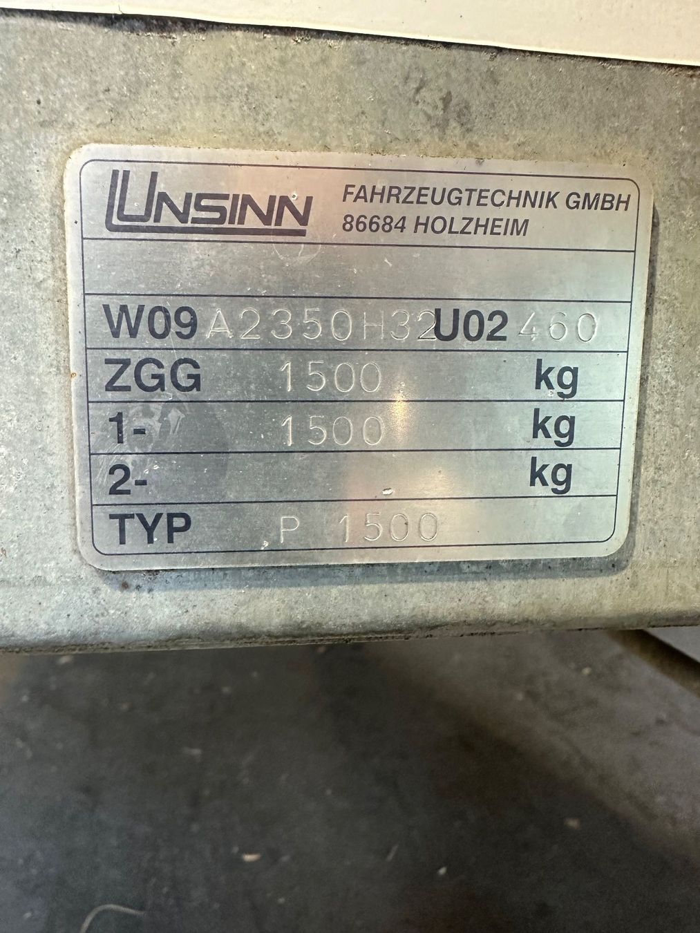 Unsinn Rimorchi: Unsinn Autoanhänger – Usato da Ettingen venduto da lubs 6