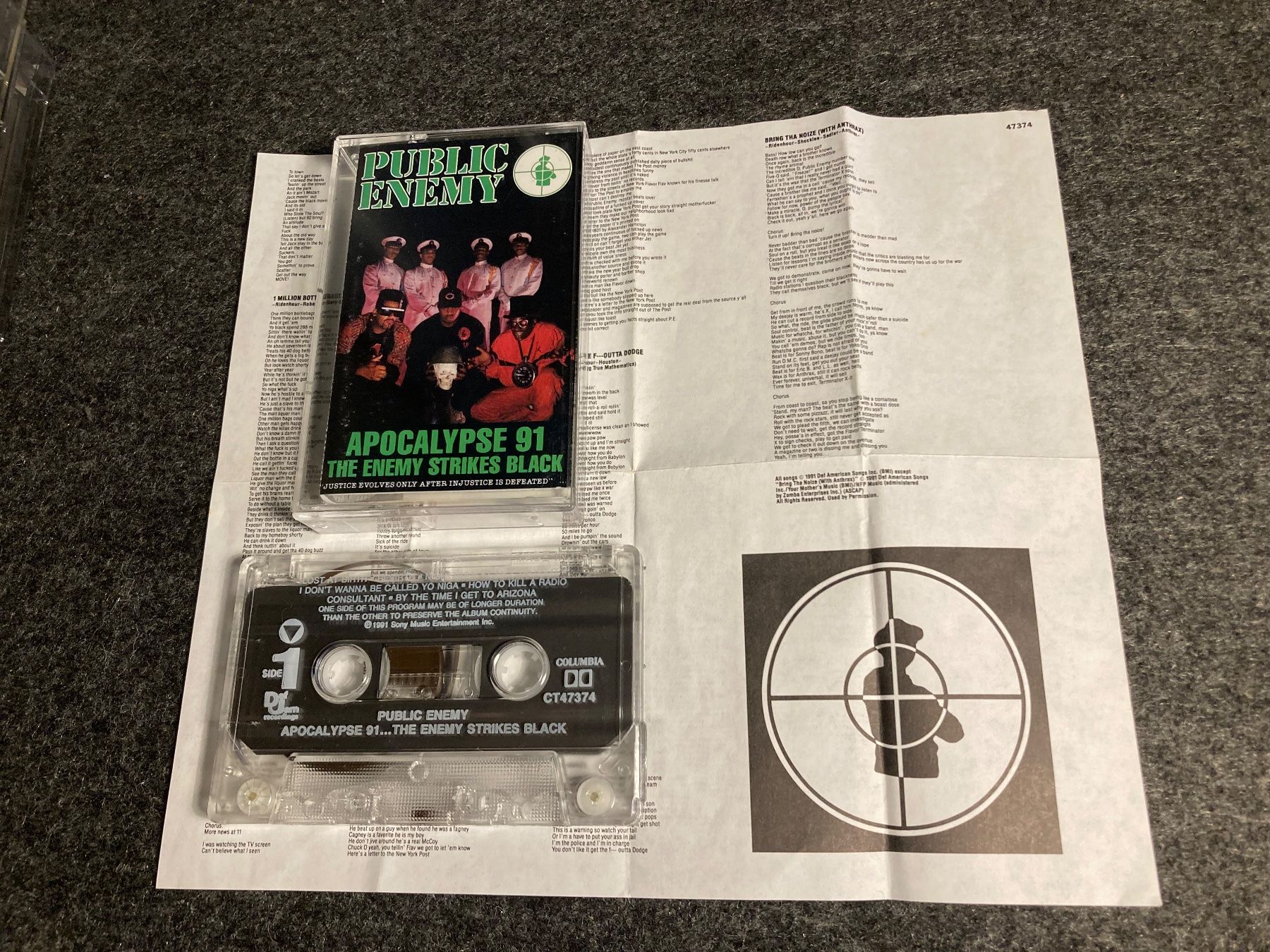 Musicassette: Public Enemy - Apocalypse 91... The Enemy Strikes Black MC – Usato da Fribourg venduto da Karushi 3