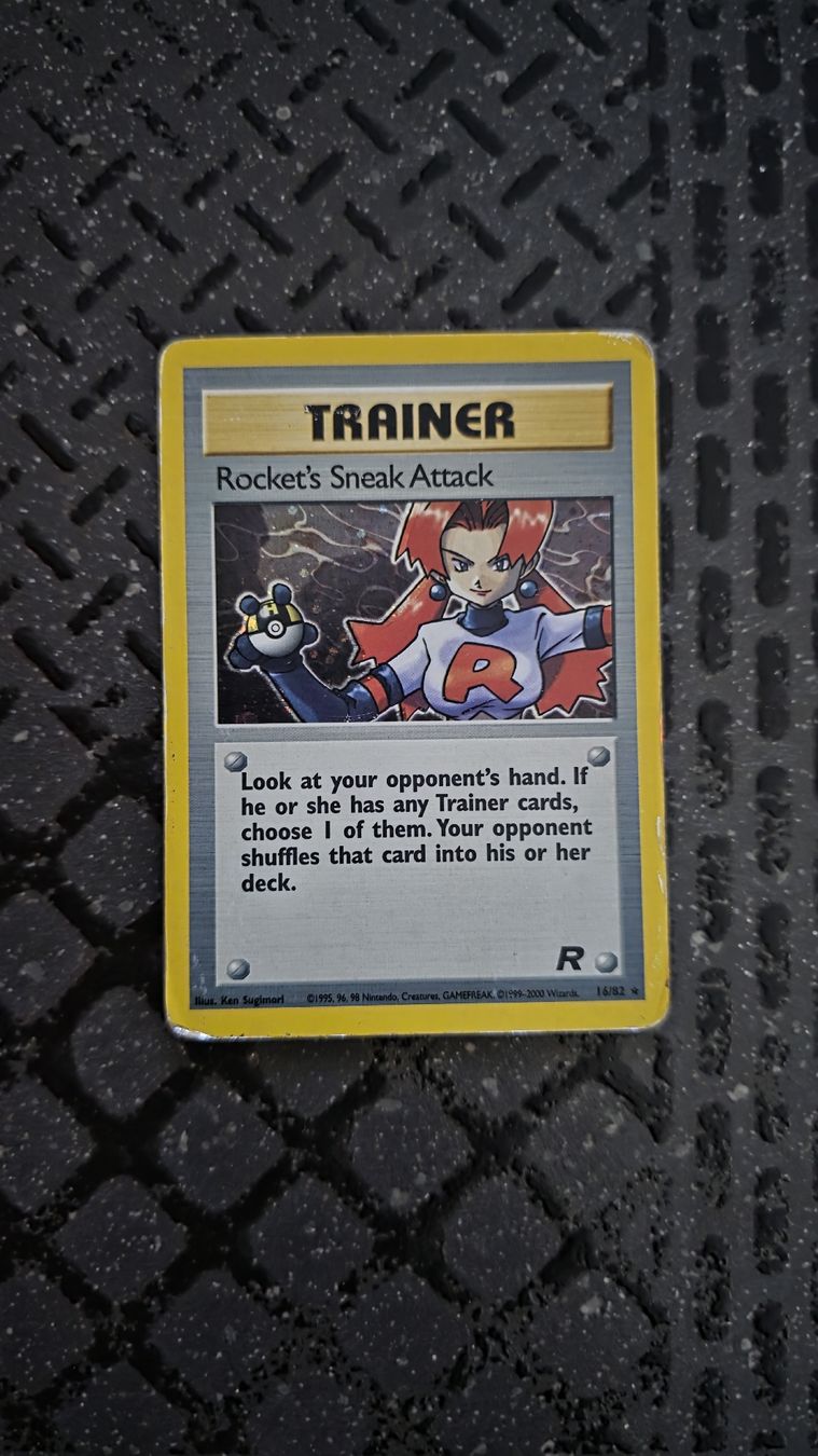 Pokémon Carte collezionabili: Rocket's Sneak Attack - Holo (EN) – Usato da Rorschach venduto da Craint