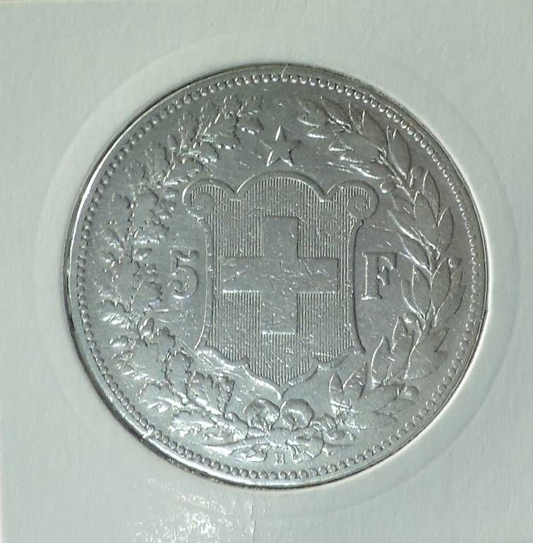 Tutti le monete: 5 Franken 1891 Silber – Usato da Gommiswald venduto da Malediven2025 1