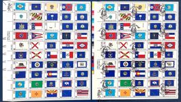 1976 USA American Bicentennial Flag Serie / Bogen ** + ET