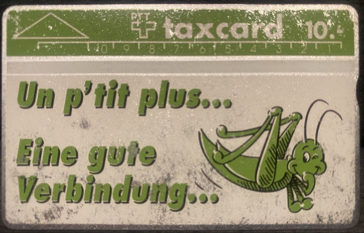 Schede telefoniche: P-taxcard 909B – Usato da Lausanne venduto da babacard10