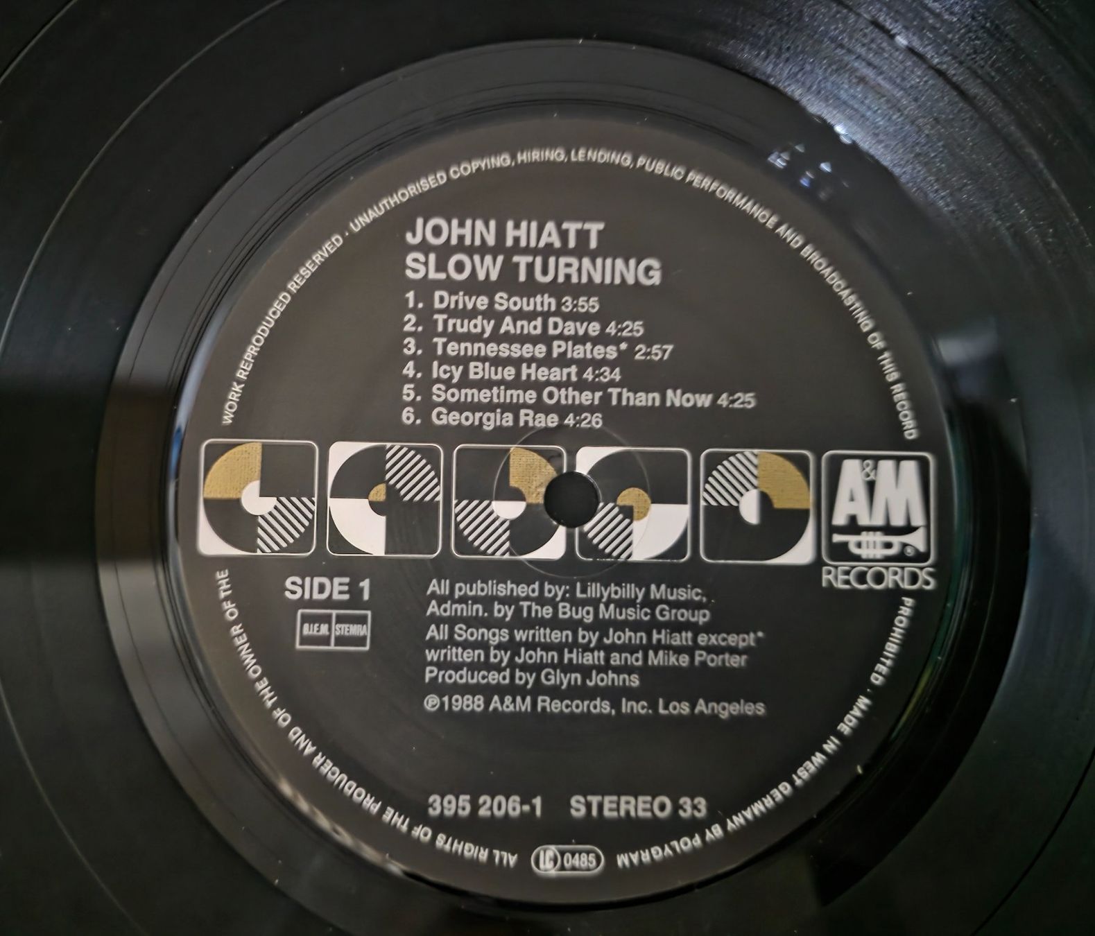 Dischi in vinile: John Hiatt LP – Slow Turning – Usato da Root venduto da atelier22 2