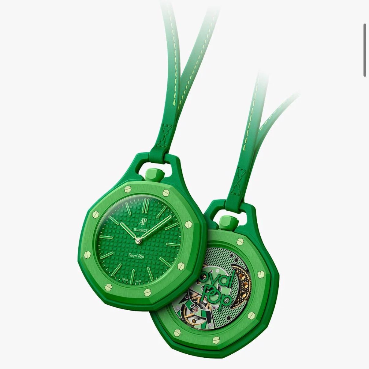 Audemars Piguet Orologi: AP X Swatch Royal Pop Green Eight – Nuovo e nell'imballaggio originale da Yverdon-les-Bains venduto da ioustock