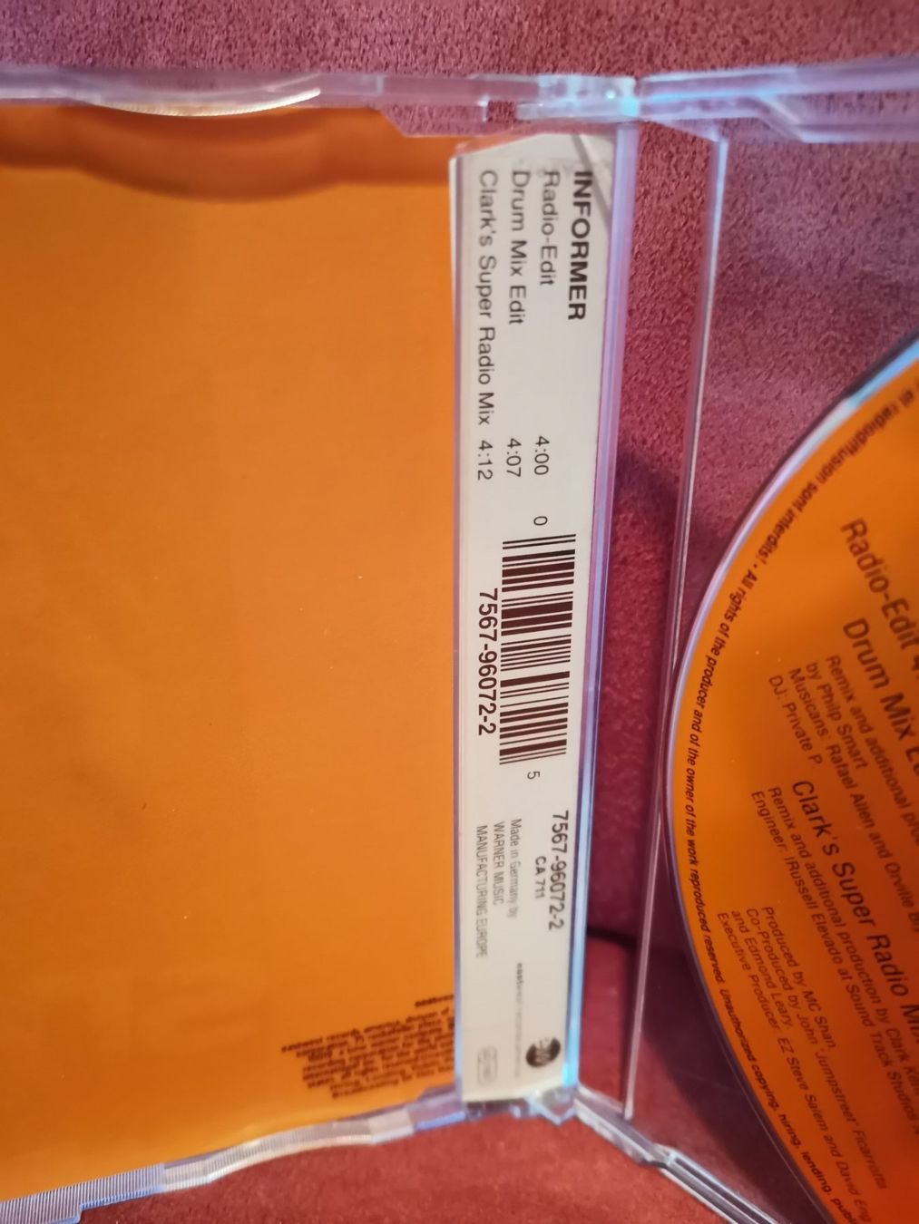 CD: Snow Informer CD Single – Usato da Zofingen venduto da noise123 3