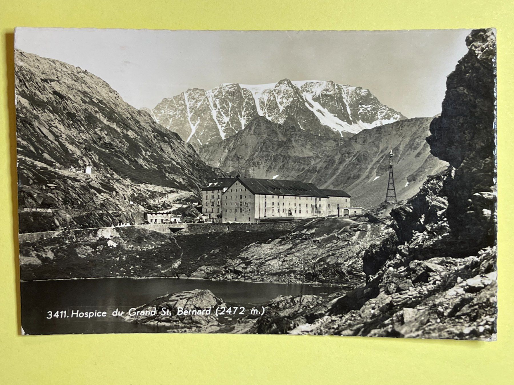Ansichtskarten: Hospice du Grand-St-Bernard – Gebraucht aus Steg VS von _vinci_