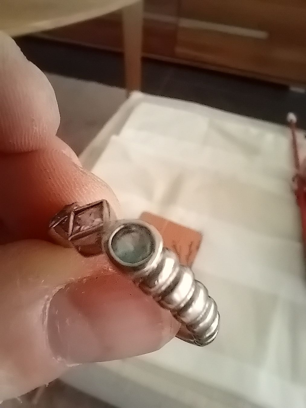 Bagues: alter 925er Silber Ring mit Steinen – D'occasion à Burgdorf par carodesign1 1