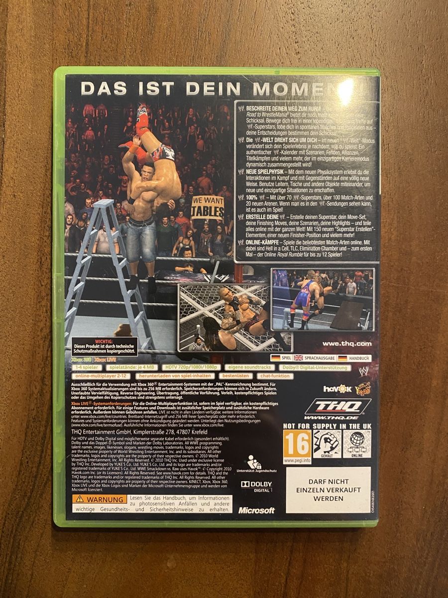 Microsoft Giochi: Smackdown vs RAW 2011 für Xbox 360 – Usato da Thunstetten venduto da Virus_33 3