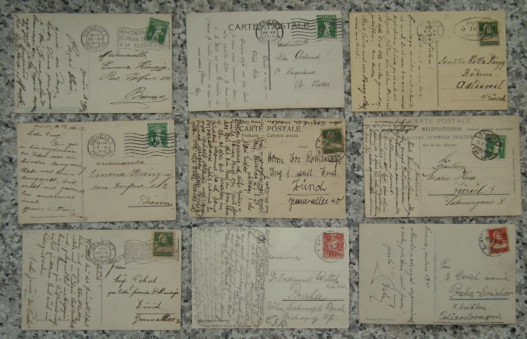 Cartoline postali: Genève  Ansichtskarten Diverse  21 Stück – Usato da Kriens venduto da WULLU99 3
