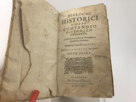 Dialoghi Historici dell’Accademico incognito 1665