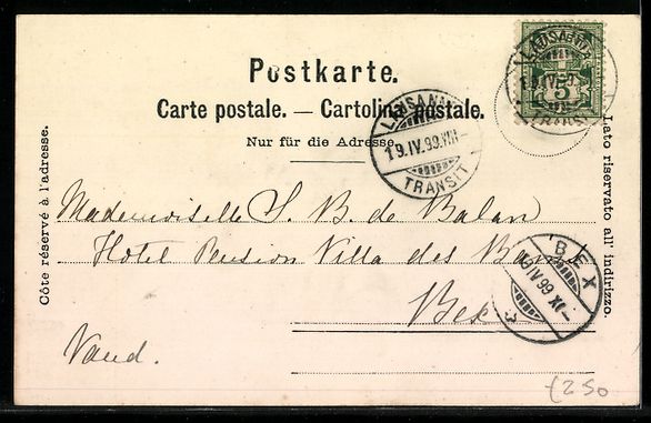 Cartes postales: AK Sion, Château de Valère, 1899 – D'occasion à Berlin par bartko-reher 1