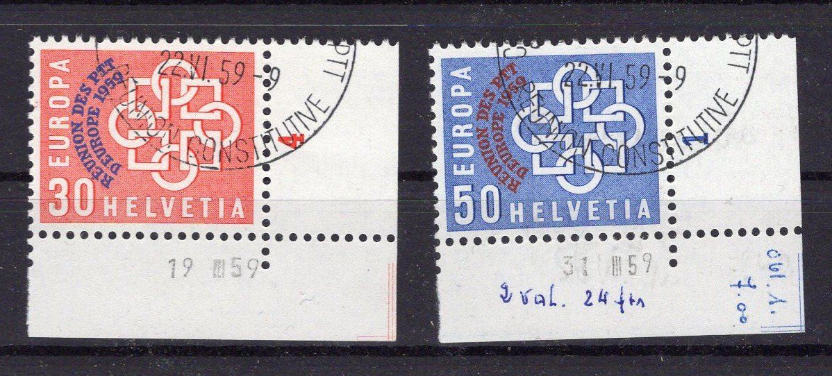 Tutti i francobolli: R2549  /  Conférence des PTT 1959 obl. centrales – Usato da Ste-Croix venduto da MONT-TAGNAC