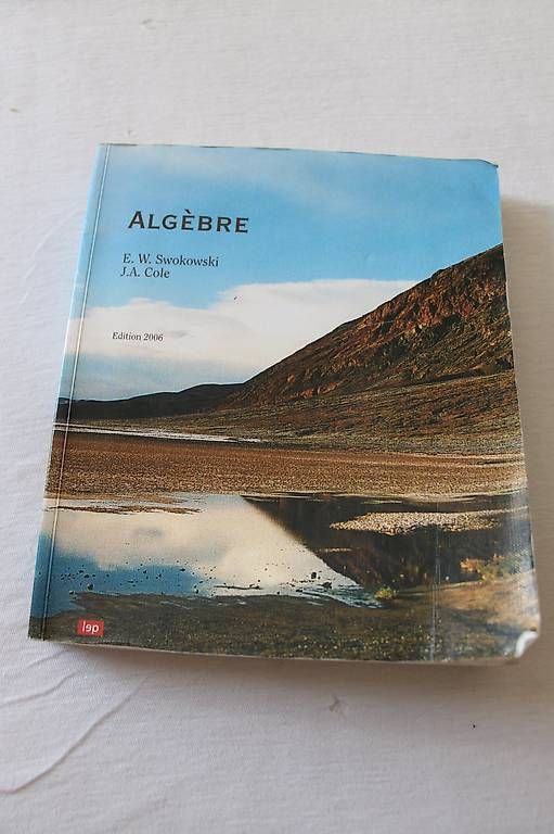 Libri: L'ALGEBRE (étudiant) – Usato da Neuchâtel venduto da Mimijamet