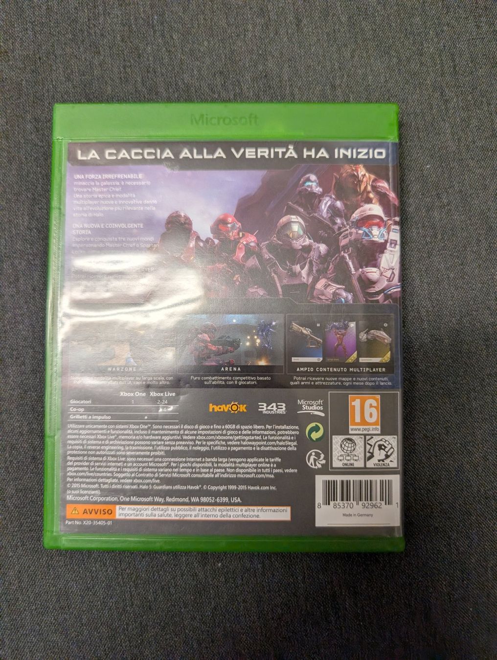 Spiele: Halo 5 Microsoft Xbox Series x / one – Gebraucht aus Giubiasco von Ticinerd 1