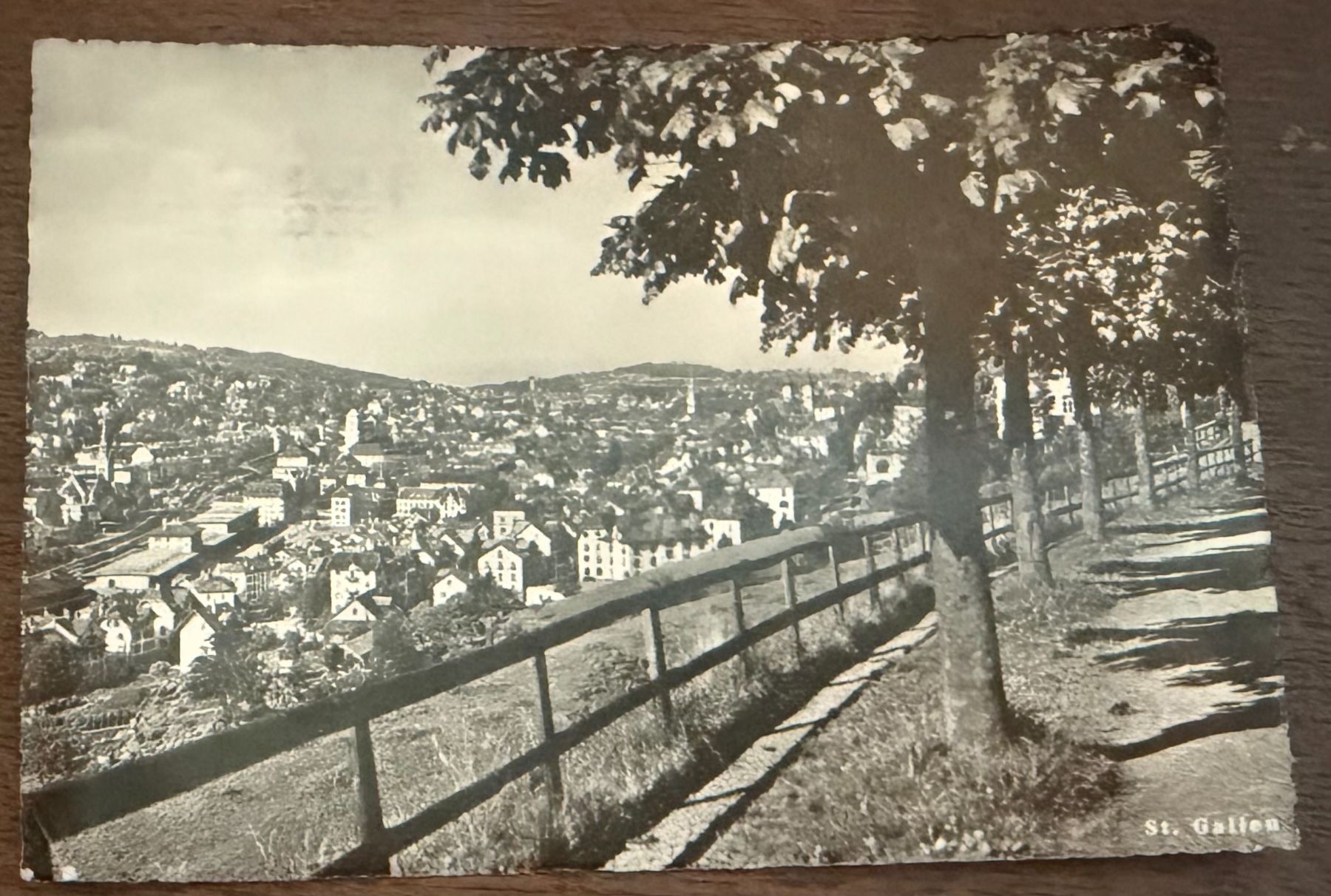 Ansichtskarten: ST. GALLEN -  Ansichtskarte – Gebraucht aus Tegerfelden von siebenmacky