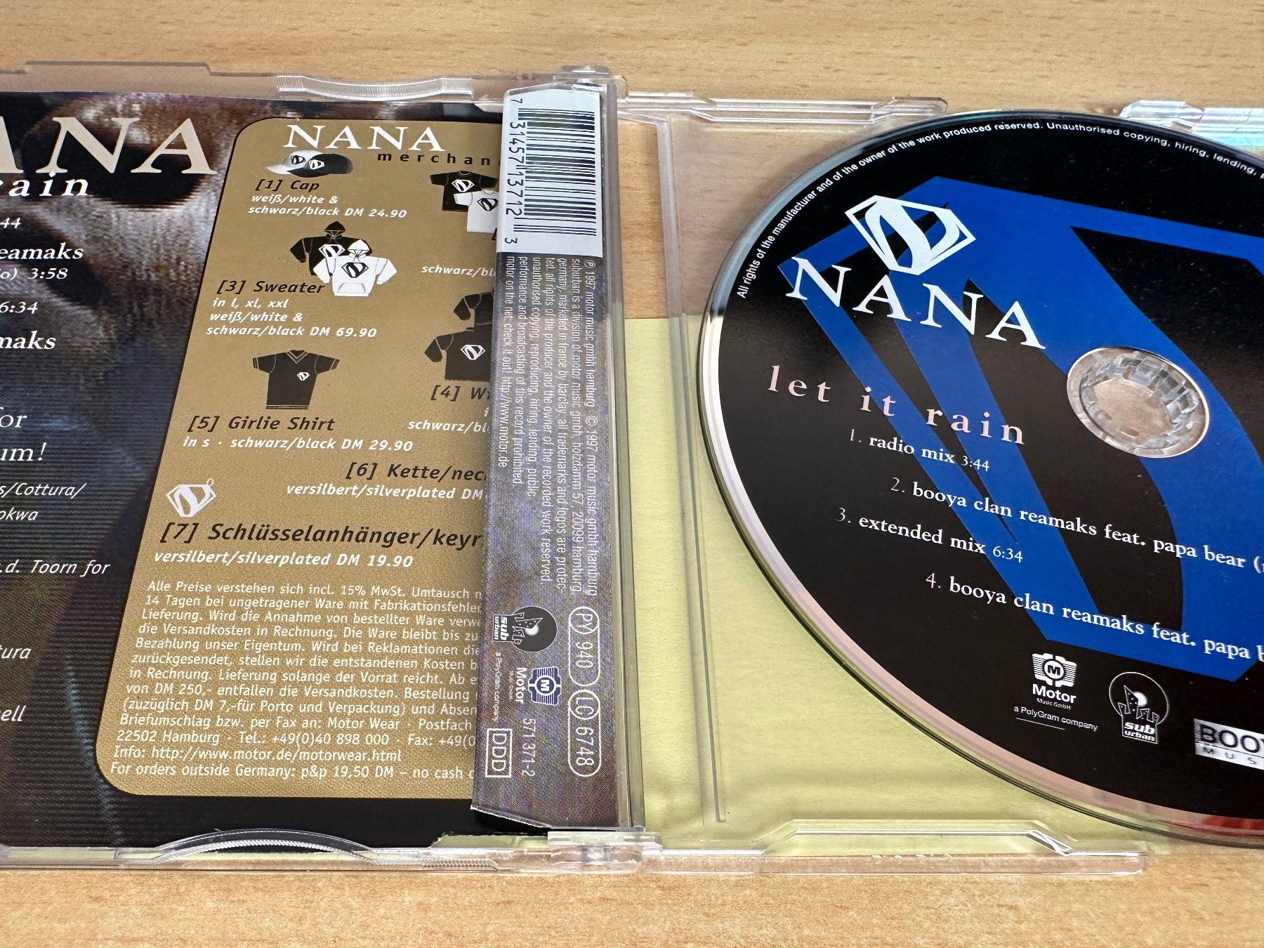 CD: Nana – Let It Rain - Single CD – Usato da Rikon im Tösstal venduto da Alpenmutz 1