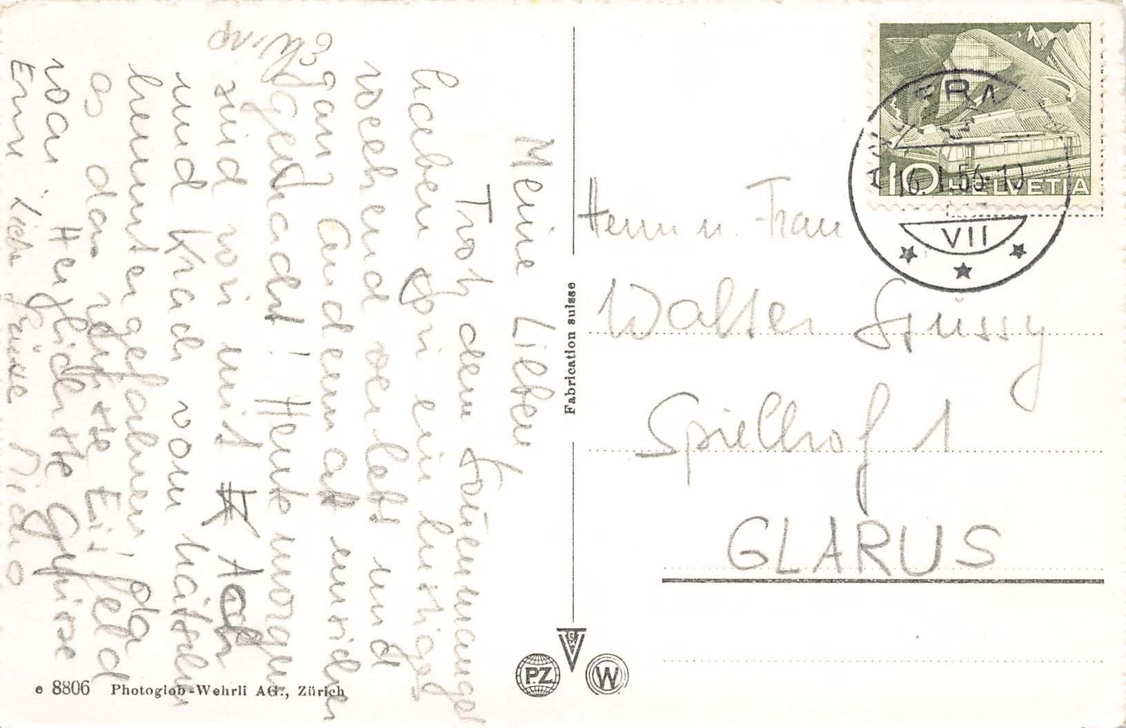 Cartoline postali: Andermatt Furka Bahn – Usato da Bichelsee venduto da Gloeckner 1