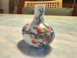super-mini Asiatische Miniatur Blumenvase, Porzellan