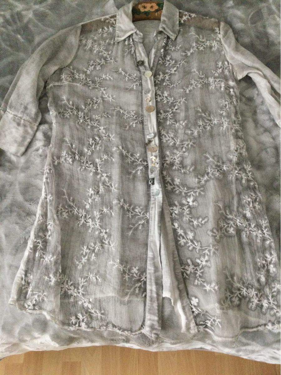 Vestiti: Mantel /Kleid Seide Bottega  – Usato da Villnachern venduto da Anita2006 1