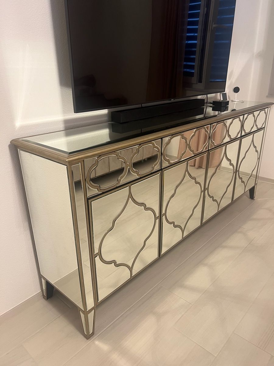 Kommoden: Verspiegeltes Sideboard – Gebraucht aus Zürich von R1908 1