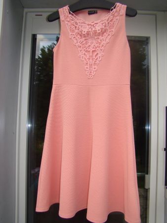 Kleid / Sommerkleid altrosa, Grösse 32/34, Marke BodyFlirt