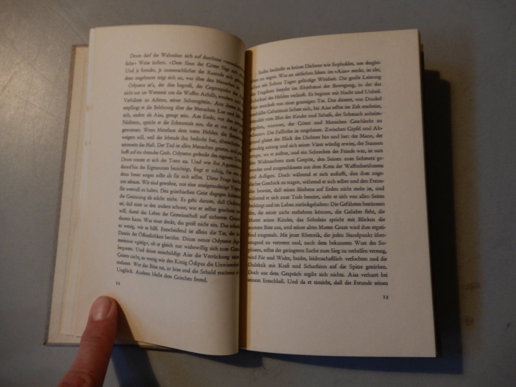 Libri: Sophokles Aias, Sammlung Klosterberg, Emil Staiger – Usato da Erstfeld venduto da Mario_boe0 5