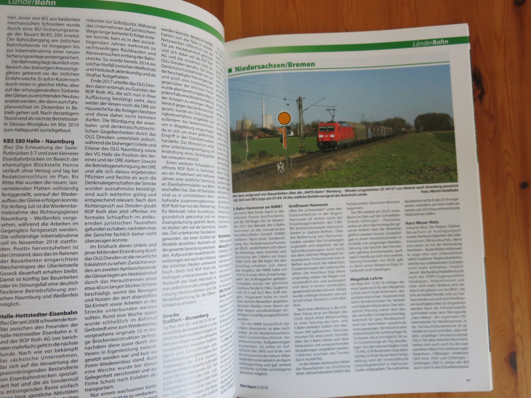 Riviste & Magazine: Bahn-Report Heft 4/2018 – Usato da Birsfelden venduto da myshop 2
