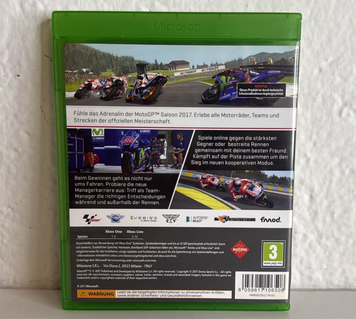 Microsoft Giochi: Xbox One MotoGP 17 - Game Disc and Case – Usato da Ehrendingen venduto da bubulence 1