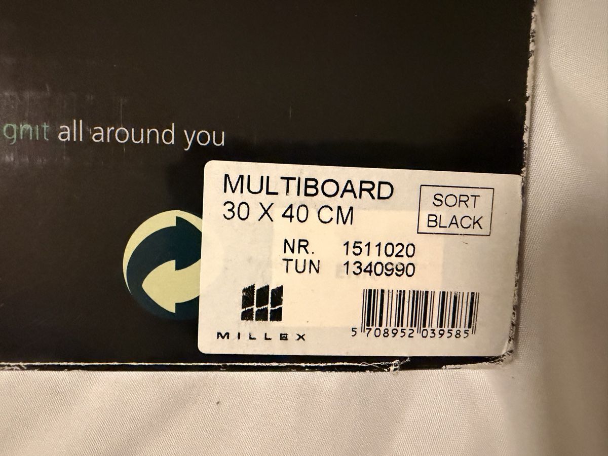 Lavagne: Millex Memoplan / Glass Multiboard magnetisch neuwertig – Nuovo e nell'imballaggio originale da Basel venduto da MinaM2014 2