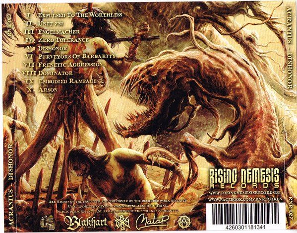 CDs: Acranius – Dishonor – Gebraucht aus Gingins von Demonseed 1
