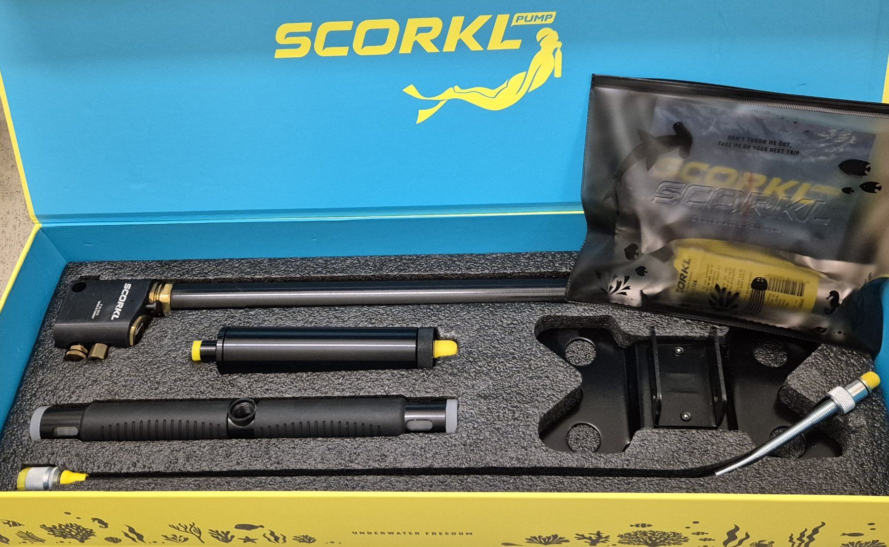 Bombole da sub: Mini Tauchflasche inkl. Pumpe (Scorkl) – Nuovo e nell'imballaggio originale da Wettingen venduto da Schakal87 2