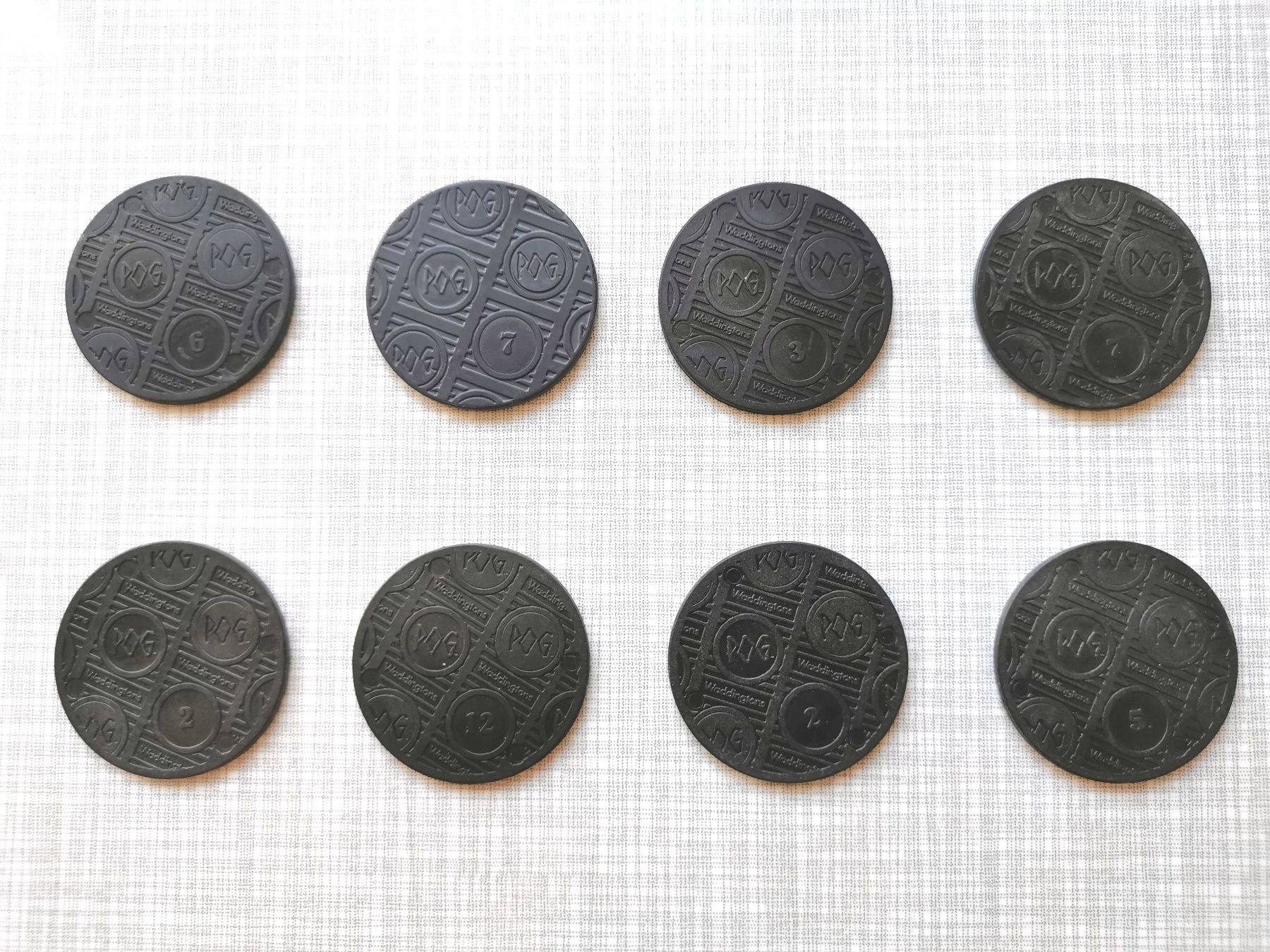 Giochi: Pogs Slammer  Set - 8 Stück – Usato da Basel venduto da Scarrabus 1