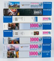 8 Ravensburger-Puzzle, 1000 Teile-Top Zustand / Konvolut