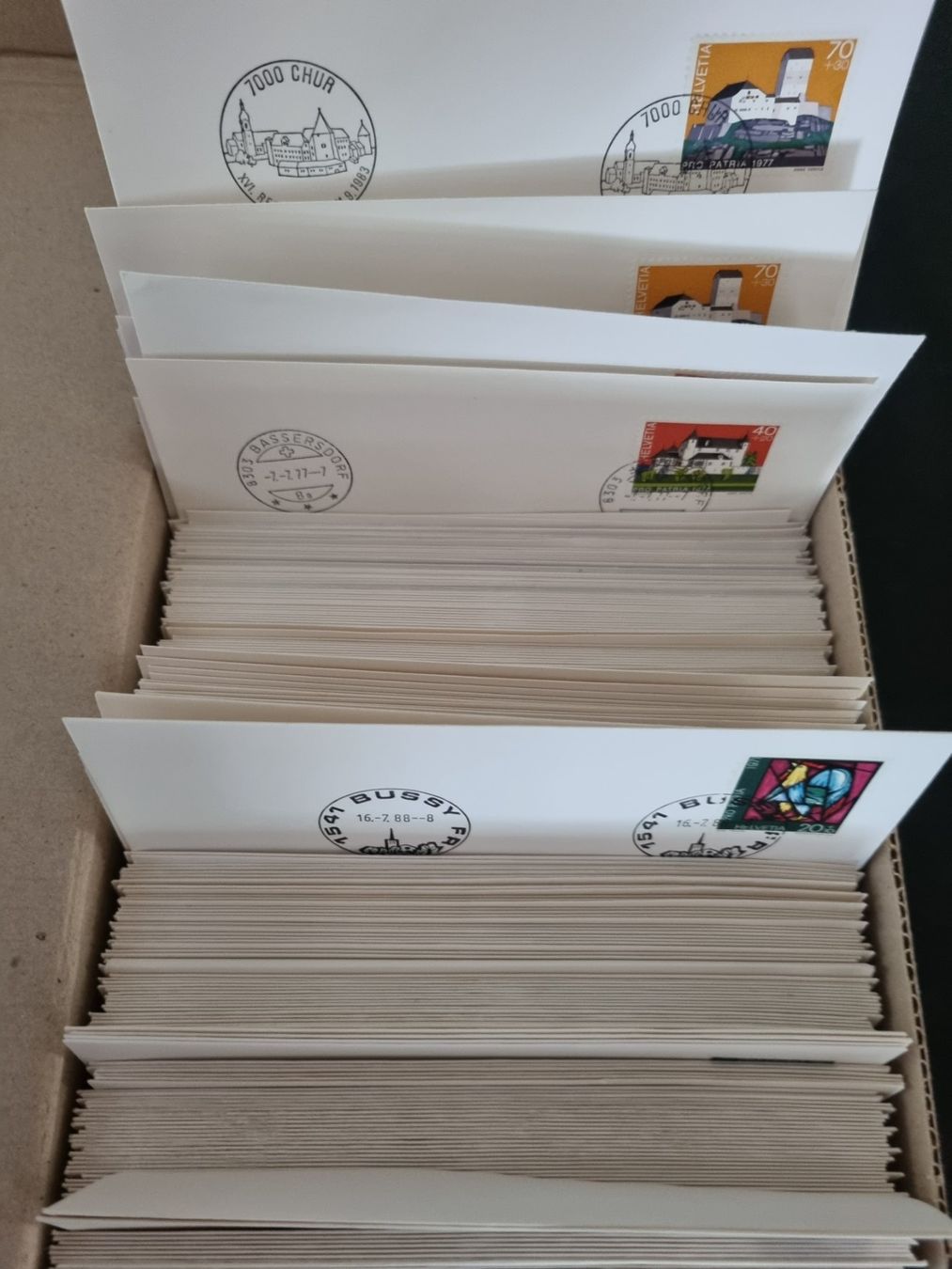 Alle Briefmarken: Grosser Posten mit ca. 2500 CH Sonderbriefe/FDC – Gebraucht aus Gümligen von Geniusbuy 5