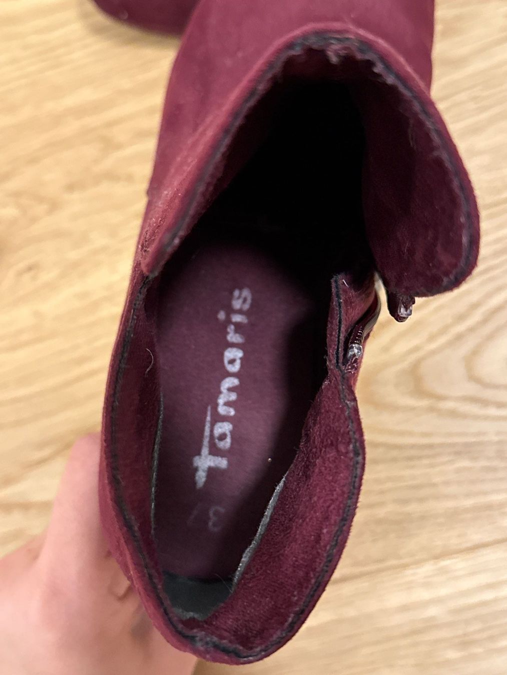 Tamaris Damenschuhe: Tamaris Stiefeletten Gr.37 weinrot – Gebraucht aus Schönenwerd von d.chiara 6