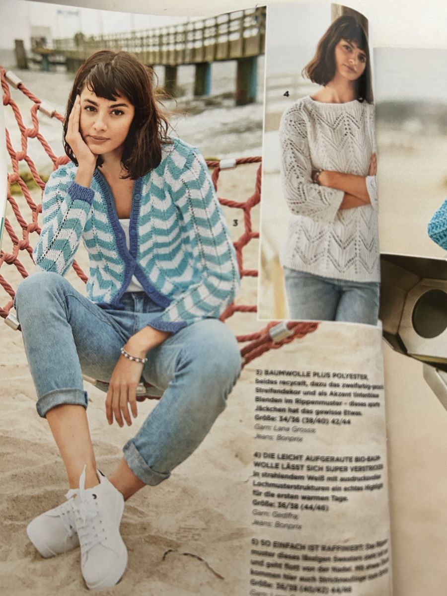 Riviste & Magazine: Sabrina, Strickanleitung "Organic Blue" – Usato da Deitingen venduto da dan_2fc9 4