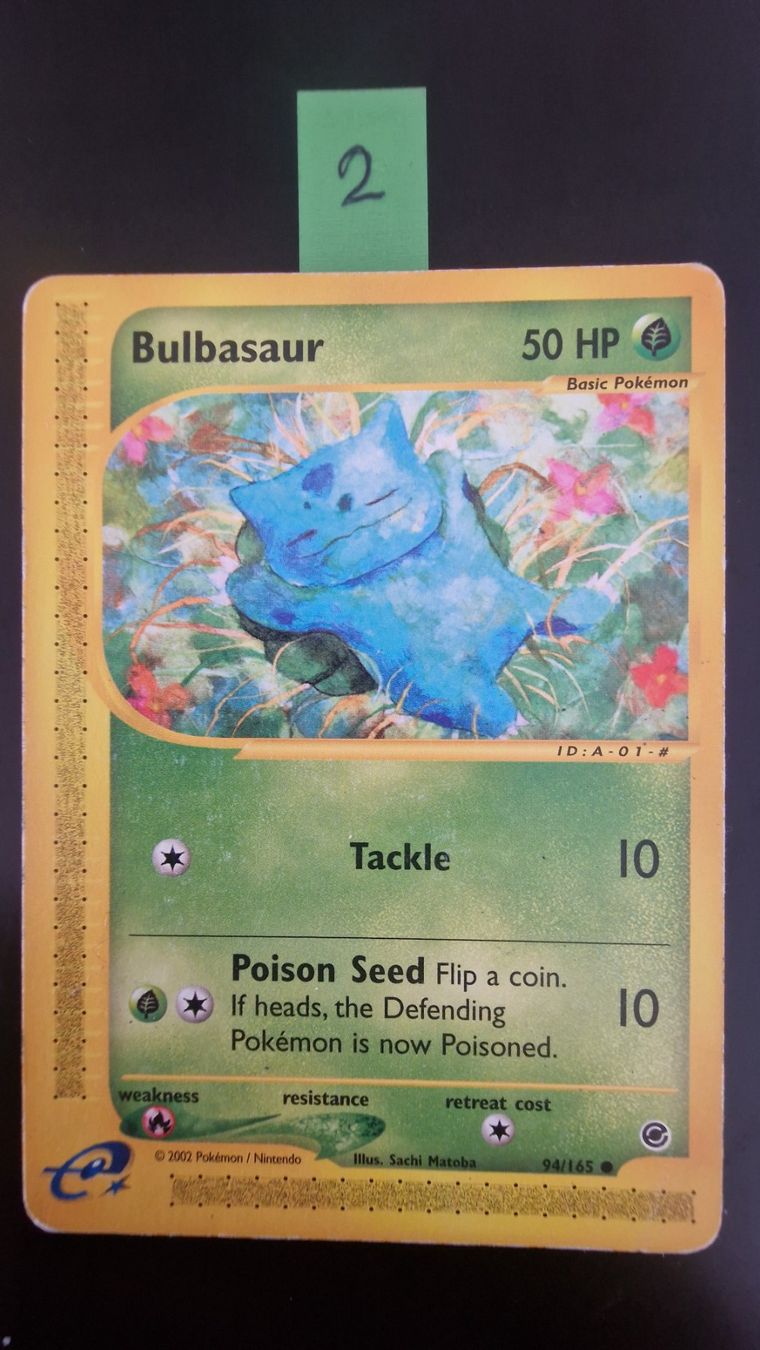 Pokémon Carte collezionabili: Bulbasaur #94 – Pokémon Expedition – Usato da Veytaux venduto da PocketMonster 1