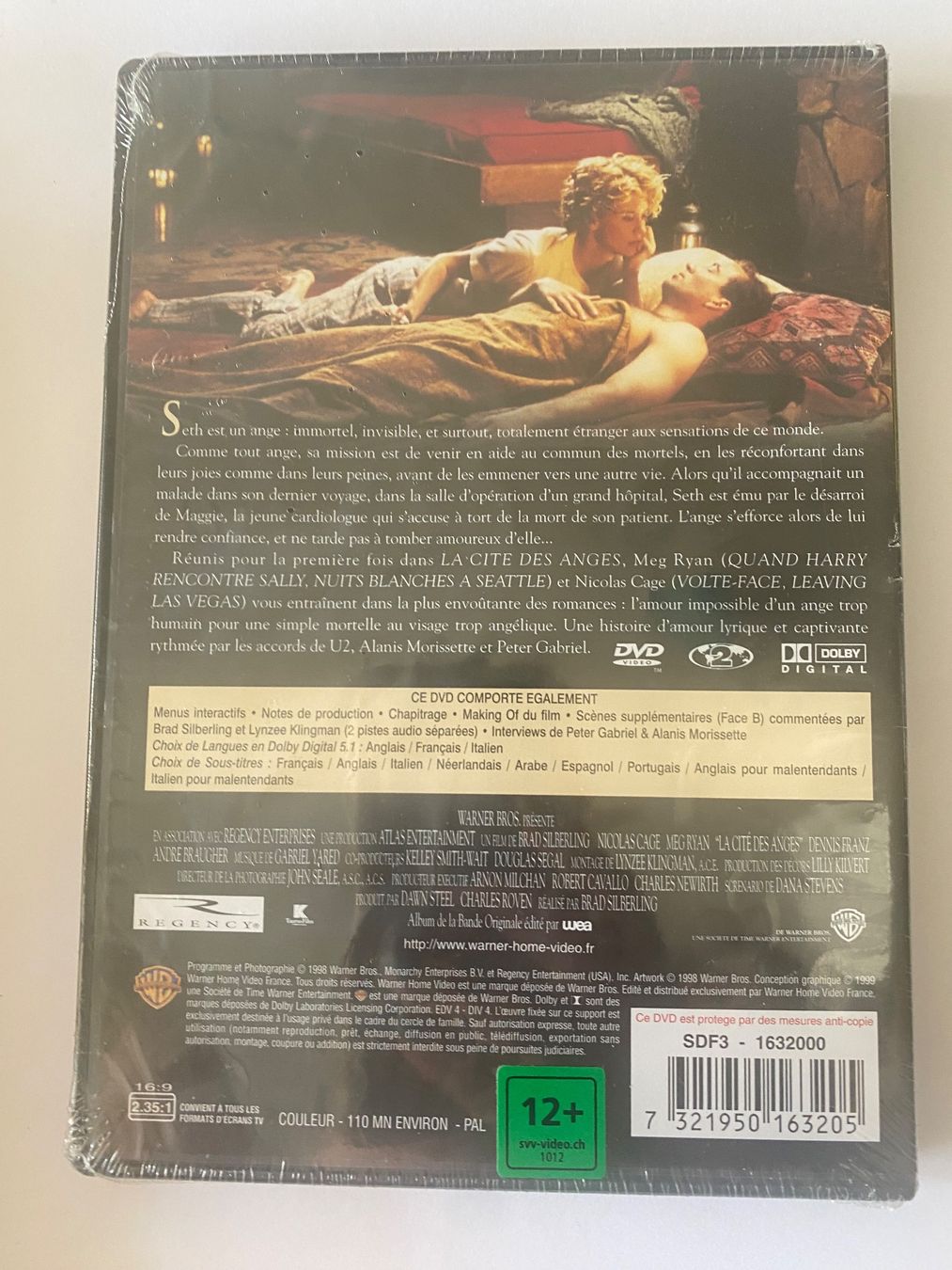 Alle DVDs: DVD La Cité des Anges, avec Nicolas Cage et Meg Ryan – Neu und originalverpackt aus Morges von Fanfan2026 1