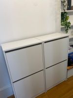 zwei IKEA Schuhregal BISSA